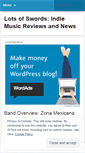 Mobile Screenshot of lotsofswords.wordpress.com
