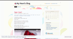 Desktop Screenshot of heartblogs.wordpress.com