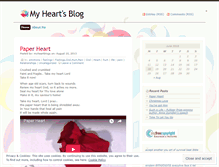 Tablet Screenshot of heartblogs.wordpress.com