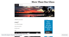 Desktop Screenshot of morethanoneglass.wordpress.com