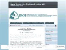 Tablet Screenshot of hrcri.wordpress.com