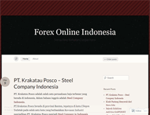 Tablet Screenshot of forexsonline.wordpress.com