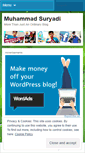 Mobile Screenshot of muhsuryadigoblog.wordpress.com