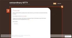 Desktop Screenshot of extraordinarykitty.wordpress.com