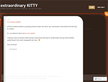 Tablet Screenshot of extraordinarykitty.wordpress.com
