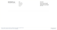 Desktop Screenshot of novinaribeta.wordpress.com