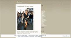Desktop Screenshot of glamlove.wordpress.com