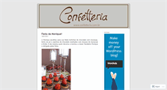 Desktop Screenshot of confetteriablog.wordpress.com