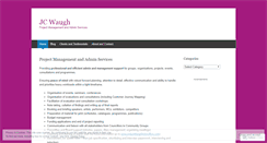 Desktop Screenshot of jcwaugh.wordpress.com