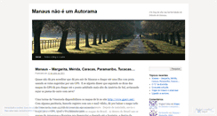 Desktop Screenshot of manausautorama.wordpress.com