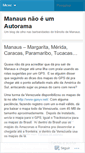 Mobile Screenshot of manausautorama.wordpress.com