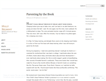 Tablet Screenshot of mollybelmont.wordpress.com