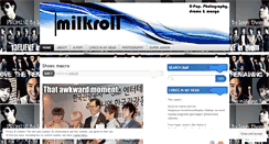 Desktop Screenshot of milkroll.wordpress.com