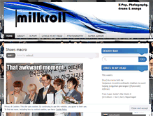 Tablet Screenshot of milkroll.wordpress.com