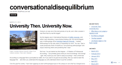 Desktop Screenshot of conversationaldisequilibrium.wordpress.com