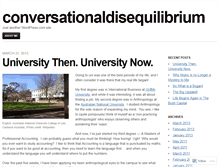 Tablet Screenshot of conversationaldisequilibrium.wordpress.com