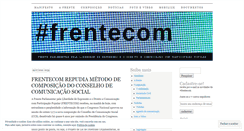 Desktop Screenshot of frentecom.wordpress.com