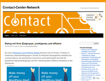 Tablet Screenshot of contactcenternetwork.wordpress.com