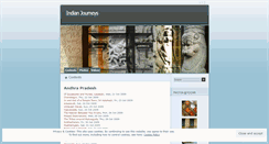 Desktop Screenshot of indianjourneys.wordpress.com