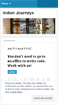 Mobile Screenshot of indianjourneys.wordpress.com