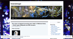 Desktop Screenshot of funeralsinger.wordpress.com