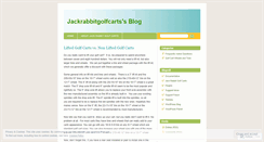 Desktop Screenshot of jackrabbitgolfcarts.wordpress.com
