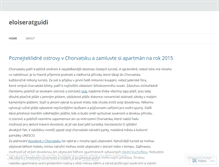 Tablet Screenshot of eloiseratguidi.wordpress.com