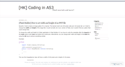 Desktop Screenshot of hkcoding.wordpress.com