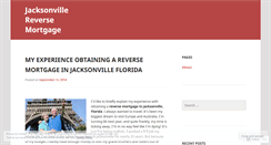 Desktop Screenshot of jacksonvillereversemortgage.wordpress.com