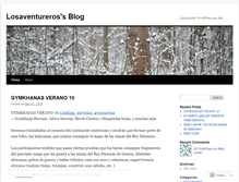 Tablet Screenshot of losaventureros.wordpress.com