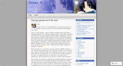 Desktop Screenshot of animeacademy.wordpress.com