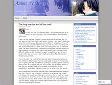 Tablet Screenshot of animeacademy.wordpress.com