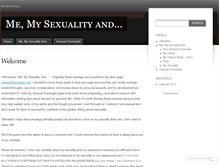 Tablet Screenshot of memysexualityand.wordpress.com