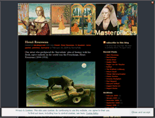 Tablet Screenshot of magicart.wordpress.com