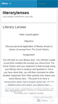 Mobile Screenshot of literarylenses.wordpress.com