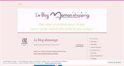 Desktop Screenshot of mamanshopping.wordpress.com