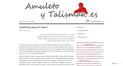 Desktop Screenshot of amuletoytalisman.wordpress.com