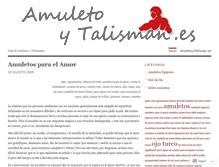 Tablet Screenshot of amuletoytalisman.wordpress.com