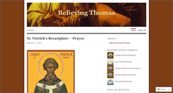 Desktop Screenshot of believingthomas.wordpress.com