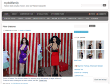 Tablet Screenshot of mydollfamily.wordpress.com