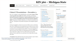 Desktop Screenshot of kin360.wordpress.com