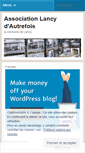 Mobile Screenshot of lancydautrefois.wordpress.com
