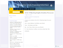 Tablet Screenshot of mcpsband.wordpress.com