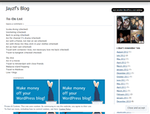 Tablet Screenshot of jayzf.wordpress.com