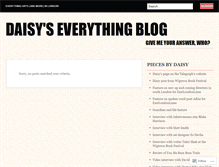 Tablet Screenshot of daisy56.wordpress.com