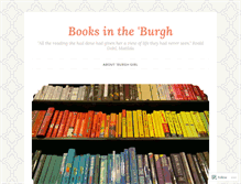 Tablet Screenshot of booksintheburgh.wordpress.com