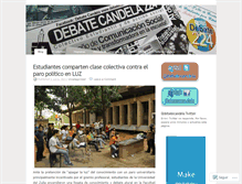 Tablet Screenshot of debatecandela.wordpress.com