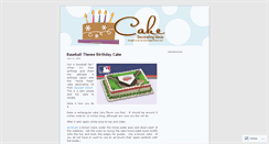 Desktop Screenshot of cakedecoratingideas.wordpress.com