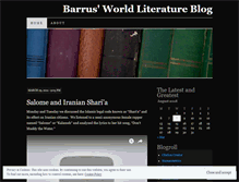 Tablet Screenshot of msbarruswldlit.wordpress.com