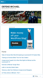 Mobile Screenshot of defendmichael.wordpress.com